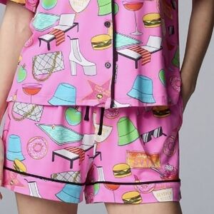 Simply Vera Vera Wang Pink Patterned Pajama Set